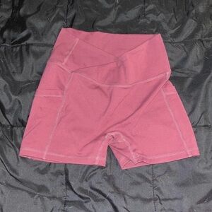 Women's Maroon Athletic Shorts